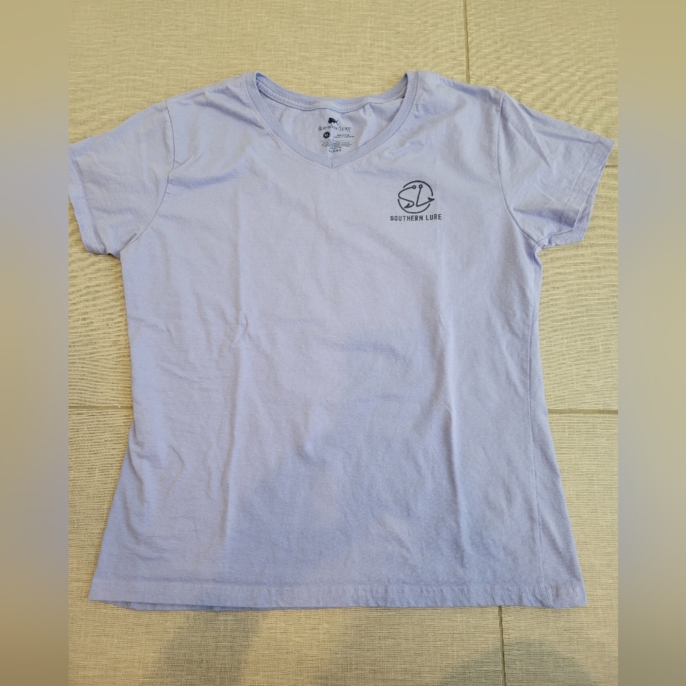 Southern Lure pineapple tee-shirt periwinkle size xl
